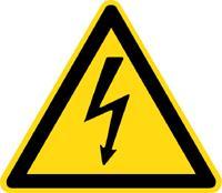 Elektrizität Stecker, Kabel und Elektrohandwerkzeuge vor Gebrauch auf mögliche Schäden kontrollieren.