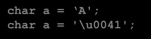 ' fuer nichtdruckbares Zeichen code = (char)(code + 1)) { System.out.print(fill + Integer.toString(code) + " " + '?' + " "); System.out.print(fill + Integer.toString(code) if (code%10 == 0) System.