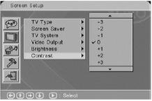 Setup-Menü Kontrast Benutzer Setup Mit Aufwärts/Abwärts stellen Sie den Kontrast ein. 8.3. Audio Setup Digital SPDIF/PCM 5.