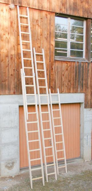 00 Stufenanlege- und Estrichleiter kostengünstige Aufstiegshilfe in wenig benutzte Estrichräue Stufen aus Buche oder Esche Holenverlängerung ein- oder beidseitig auf Wunsch Nuer 1600 1605 1610
