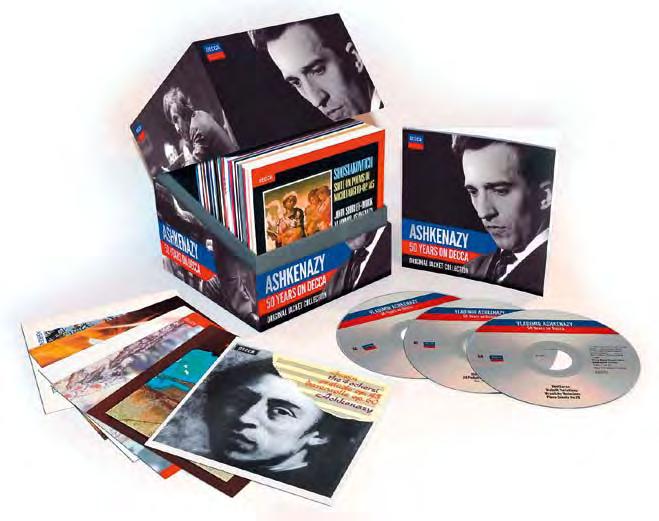 (ha) Foto: emons Verlag Doppeltalent 50 Jahre beim gleichen Label 50 CDs in einer Box: Decca feiert die lange Zusammenarbeit mit Vladimir Ashkenazy auf angemessene Weise.