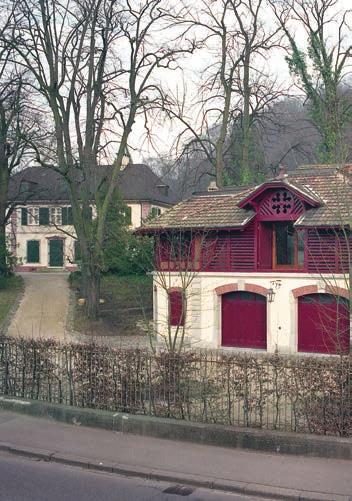 Ateliereinbau Trotte/Remise Bruckgut, Münchenstein 1992 GUt Thema ist die Implantation eines Gebäudeteiles in die bestehende Struktur eines