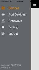 Configuring your WiFi Gateway 1. Open the Gallagher Dashboard Fence app. 2. Select Gateways in the menu. 3. Select Add Gateway. 4.