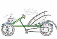 Besonders Kinder, die gerade die Fahrradprüfung machen, können auf diese Weise in Begleitung den Schulweg per Rad trainieren.