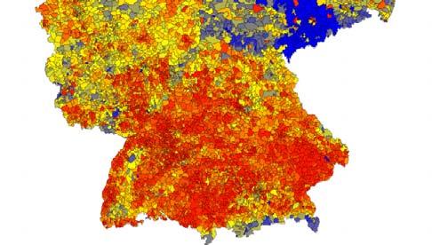 Beispiel PV Räumliche Verteilung der installierten PV-Leistung in Deutschland in