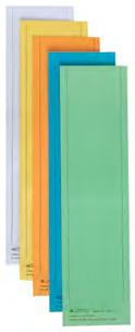 (04), orange (06), blau (12), grün (14) 20 Schilder = 1 Bogen  09 81 1* in 5 Farben sortiert (je