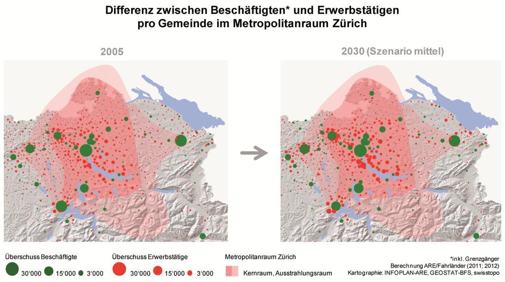 Zusammenfassung Die zukünftigen Herausforderungen im Bereich Siedlung und Verkehr in der Schweiz bleiben hoch.