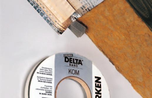 Zur Verklebung von Folienüberlappungen und Anschlüssen insbesondere aller DELTA - Folien, die für eine doppelseitige Verklebung geeignet sind.