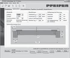 Zur Zeit stehen folgende Software module zur Verfügung: PFEIFER-Sandwichankersystem PFEIFER-Stahlauflager PFEIFER-DB-Anker für Dauerbefestigung PFEIFER-Stützenfußsystem PFEIFER-VS -System