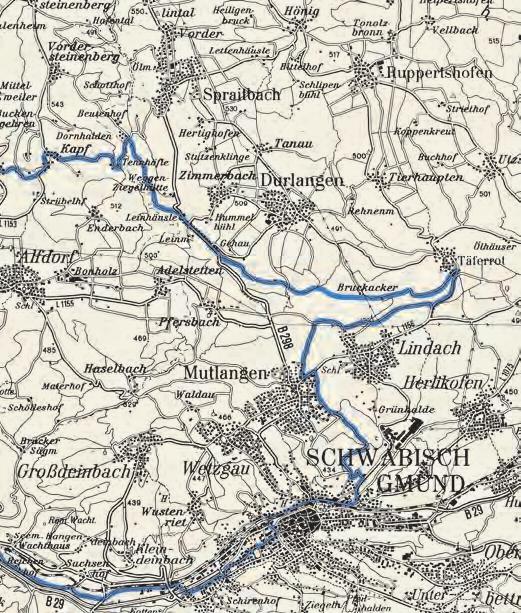 Für die Rückfahrt geht es auf jeden Fall leicht bergauf nach Burgholz und auf dem Höhenrücken bis Höldis und danach ins Leintal zum Eisenbach- bzw. Leinecksee.