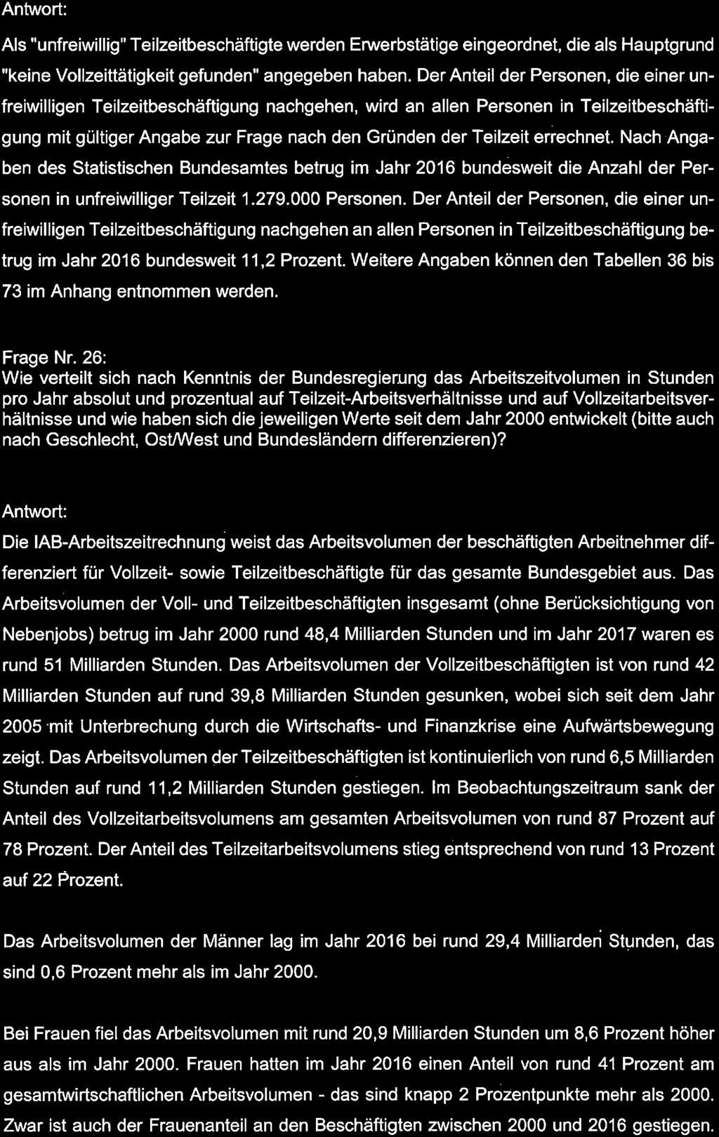 Seite 14 von 16 Als "unfreiwillig" Teilzeitbeschäftigte werden Erwerbstätige eingeordnet, die als Hauptgrund "keine Vollzeittätigkeit gefunden" angegeben haben.