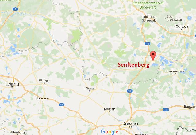 DIE STADT SENFTENBERG IN BRANDENBURG 25.000 Einwohner, ehem.