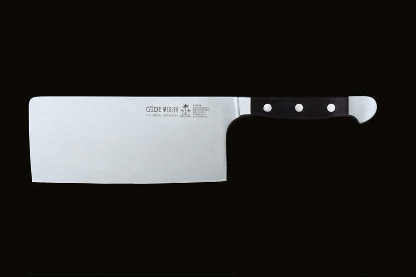 Hackmesser / Chopping knife 1740/18 Hacker / cleaver (400 g) 1840/18 Kochmesser chinaform / Chinese
