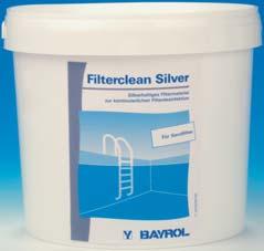 Filterclean Silver ist ein silberhaltiges Filtermaterial zur kontinuierlichen Desinfektion von Sandfiltern. Häufige Ursache für ungenügende Wasserqualität ist ein verkeimter Filter.