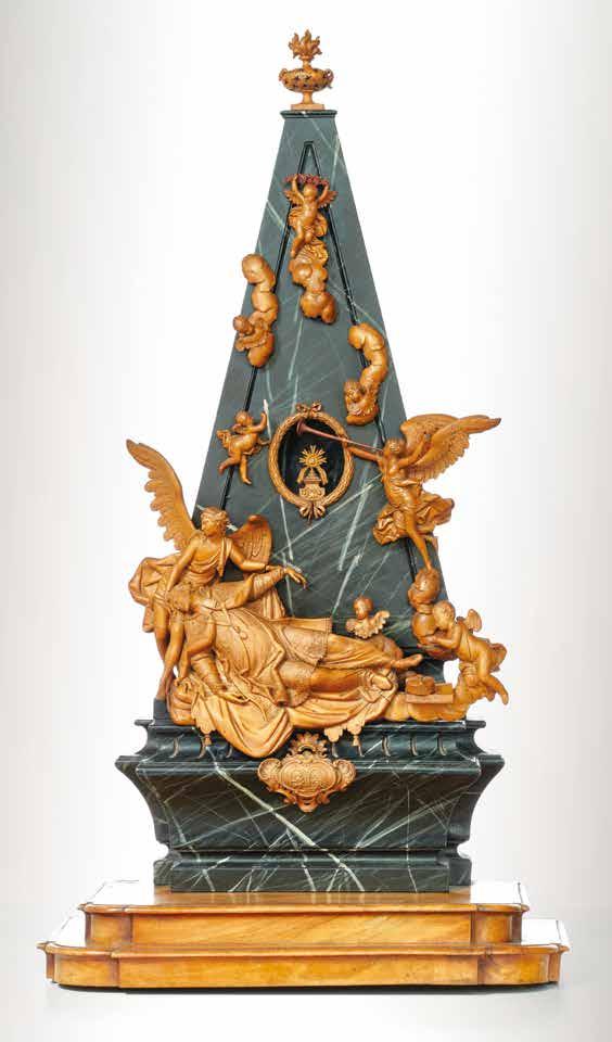 Modell für das Denkmal des Johannes von Nepomuk am Prager Veitsdam Prag,