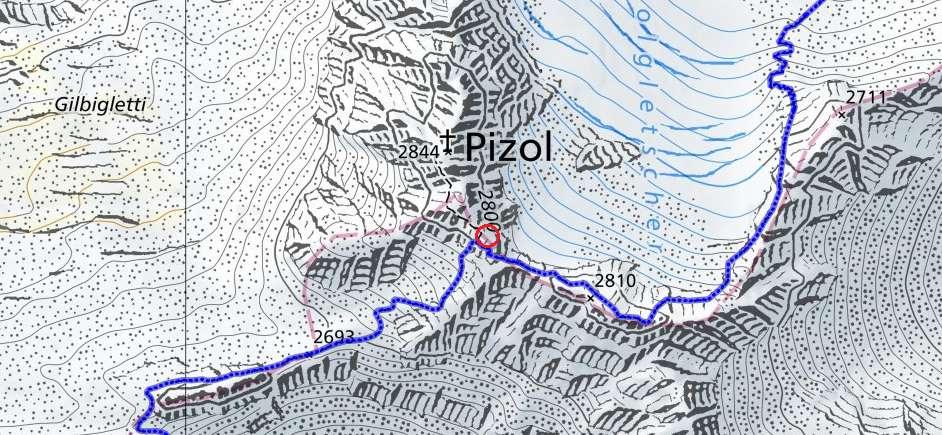 2018 war der Berg an mindestens einer Stelle am Drahtseil befestigt und nicht das Drahtseil am Berg.