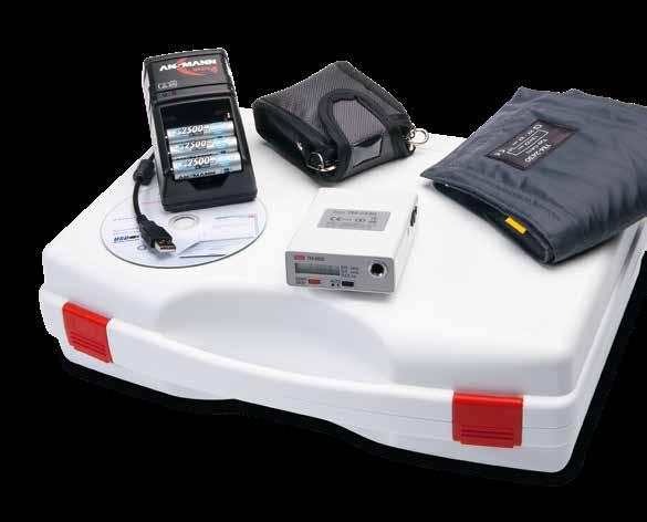 Die oszillometrische Messmethode garantiert exakte Mess- Your patients need convenience. The boso TM-2430 PC 2 is the lightweight amongst the ambulatory blood pressure monitors.