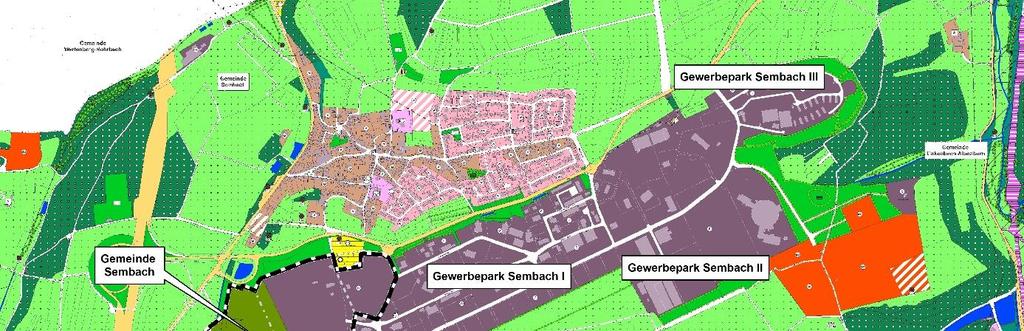 2.3 Flächennutzungsplan der Verbandsgemeinde Enkenbach-Alsenborn Im alten Flächennutzungsplan der ehemaligen Verbandsgemeinde Enkenbach-Alsenborn ist die Fläche größtenteils als Gewerbefläche,