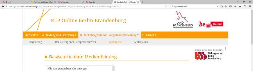 Online Rahmenlehrplan http://bildungsserver.berlinbrandenburg.de/fileadmin/bbb/unterricht/rahmenlehrplaene/rahmenlehrplanprojekt/amtliche_fassung/teil_b_2015_11_10_web.