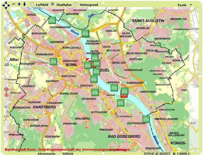 Zählstationen in der RadRegionRheinland z.b. www.bonn.de Kennedybrücke: (Zeitraum: 01.Januar - 05.Dezember) 2016: 2.192.