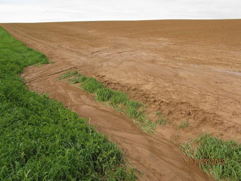 verweisen auf die hohe Relevanz der Bodenerosion für die Gewässergüte der Garte.