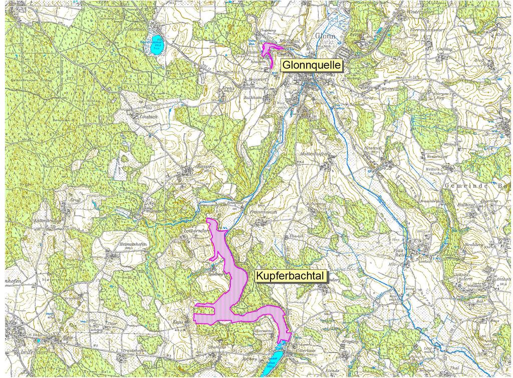 Europas Naturerbe sichern Kupferbachtal und Glonnquelle Europäisches Naturerbe in Oberbayern Das Kupferbachtal liegt südlich des Marktes Glonn im Grenzbereich der Landkreise Ebersberg, München und
