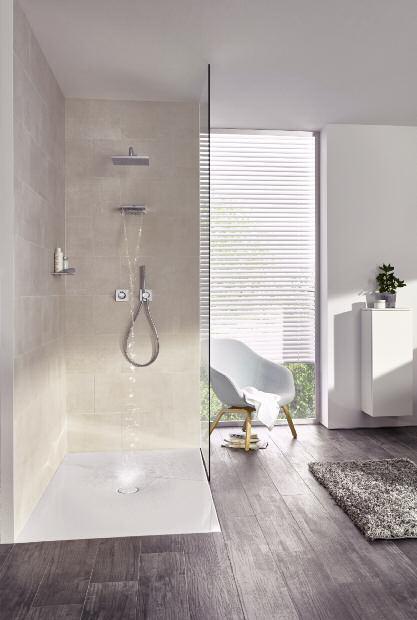164 INNOVATIVE TECHNIK Design-Armaturenelemente Mit IXMO Armaturen für Dusche und Wanne vereint KEUCO innovative Technik und minimalistisches Design.