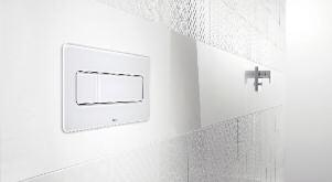 Im Badbereich hat der Hersteller Viega den Soft-Edge -Design Trend erkannt und ihn für seine neue WC- Betätigungsplatten-Serie Visign for More 105 stilvoll interpretiert.