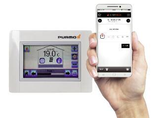 242 NEWS Smarte Lösungen für Ihr Haus Mit Konnektivität für das Internet bringt das neue Regelsystem TempCo Touch E3 von Purmo jetzt wesentlich