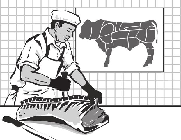 Kopiervorlage 10 Rind und Fleisch Basisaufgabe 12 : Akteurinteressen ( ) und Rollenkarten 2 Angestellter in einer Grossmetzgerei In der Schweiz sind die Standards für die Schlachtung und die