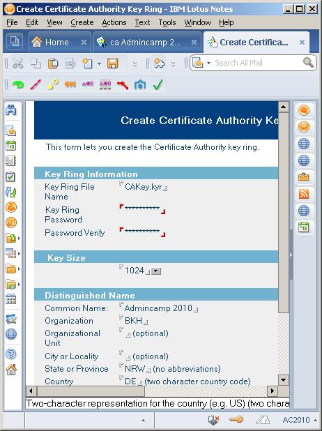 Das Certificate Authority-Keyring-File entspricht der cert.