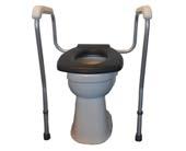 Dusch- und Toilettenstühle poliert Aluminium Kunststoff Toilettenstütze mit Hilfsbein LI10540 139,00