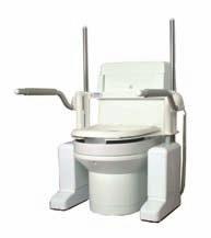 (Mindesthöhe 37 cm) Kann mit verschiedenen Toilettensitzen und Bedienungen geliefert werden.