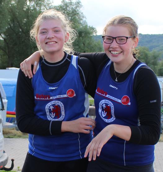 Bei der weibl. Jugend im KII über 250m kamen Johanna Hüsges und Tanja Capallo als Vierte durch Ziel.