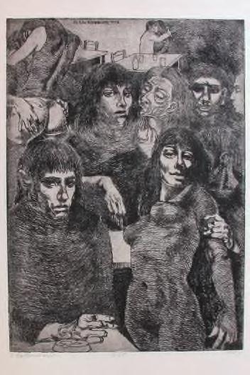 1973 73-043-RE Titel: Gruppe Männer und Frauenakt Kopulierendes Paar Masse: Prov: 1973 73-044-RE Titel: Junge Frau mit gelbem