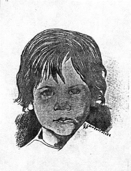 1974 74-069-ZE Titel: Unbekannter Junge (Mädchen) Zeichnung Tusche