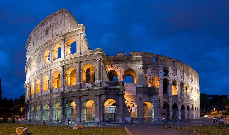 Rom Kolosseum unter