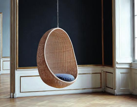 Sika Design Sessel Hanging Egg, exklusive Sitzkissen. Maße: B 85 cm, T 75 cm, H 125 cm. Originalpreis: 1.