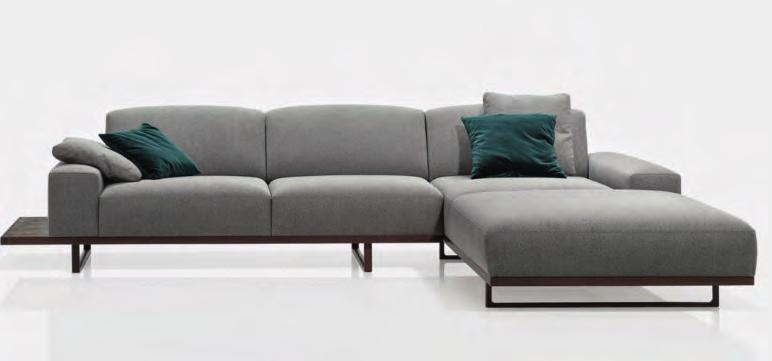 Wittmann Sofalandschaft 2 Kissen inklusive! Ecksofa Palais mit Chaiselongue und IT-Box, inkl.