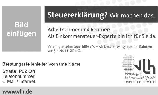 Beratungsstelle: Bernd Herzger Lindenweg 5 / OT Bergen 02979 Elsterheide Tel.: 03 57 1-6 07 94 29 Bernd.Herzger@vlh.de www.vlh-hoyerswerda.