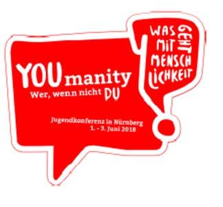 YOUmanity wer, wenn nicht Du? Vom 01. 03.06. findet in Nürnberg die erste Jugendkonferenz der aktuellen JRK-Kampagne Was geht mit Menschlichkeit?