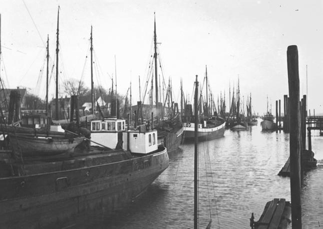 Der Schulauer Hafen In den Jahren 1899/1900 wurde der Liethgraben zum Fischerreihafen