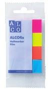 6831 6832 ALCOfix Page Marker Tabs transparent 4 verschiedene Farben, gelb, rot, blau und