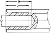 Kraftanschlüsse Nummer (mit Punkt) des gewünschten Kraftanschlusses direkt an die Bestellnummer des Zylinders