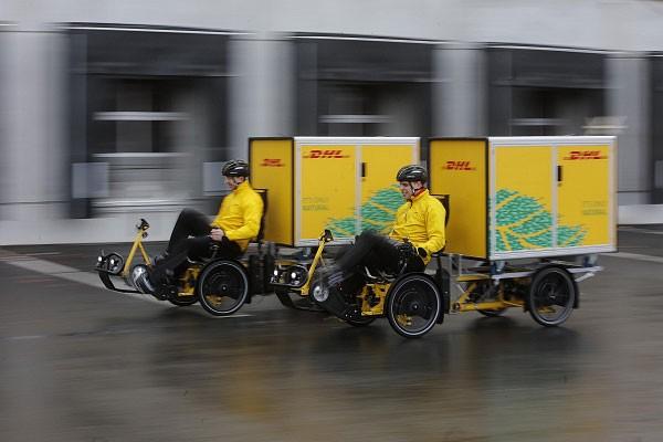 DHL-Cubicycle Foto: DHL E-Mobil DHL-Streetscooter https://de.