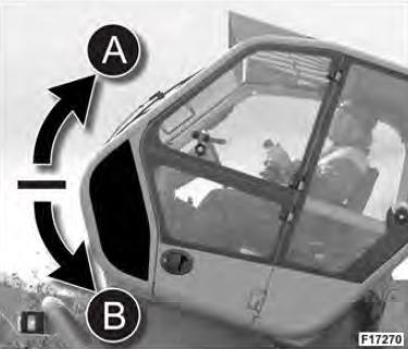 Fahrers zu sichern, auch bei Hubarm auf höchster Hubhöhe.