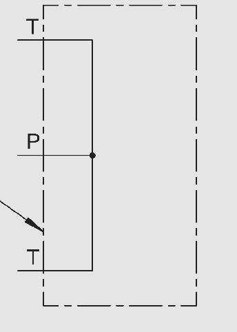 Zwischensektion M0A Hauptdruckbegrenzungsventil TBD M0B M0B M0B ist eine Zwischeneingangssektion, die für vollständig voneinander getrennte Kreise verwendet wird.