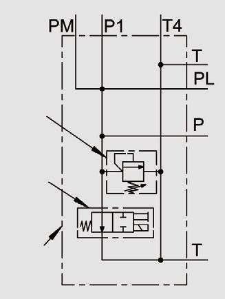 Abmessungen Eingangssektion Typ E mit elektrischer Entlastung (7) 0 K, 7 P 6 9 6 7 7 7 9 T 6