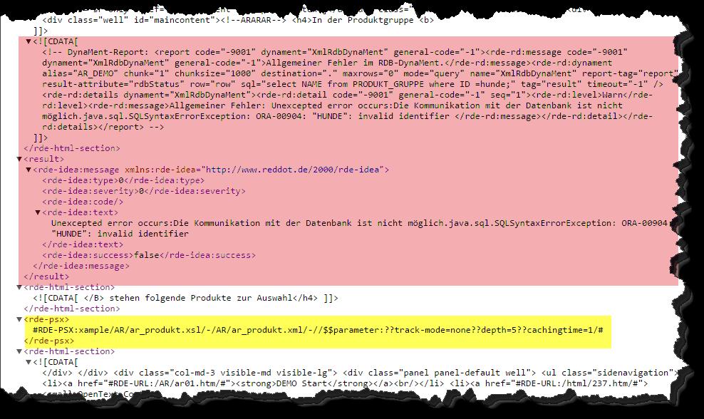 Vorgehen eines Angreifers Analyse der Schwachstellen (2) Es ist ein OpenText WebSiteManagement (DS) mal ohne Style http://www.xxx.