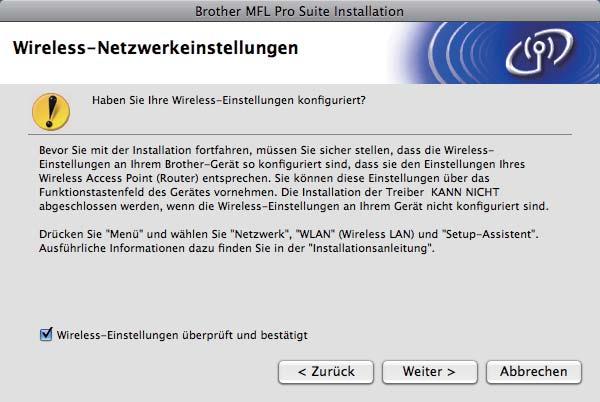 Die neusten Treier un Informtionen zum Betriessystem M OS X, s Sie verwenen, finen Sie im Brother Solutions Center http://solutions.rother.om/. Für Benutzer von M OS X 0.3.